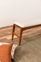 Hanah Home Banco de Madera de Carpe 120 cm - Elegante y Sofisticado para Salón, Dormitorio o Entrada